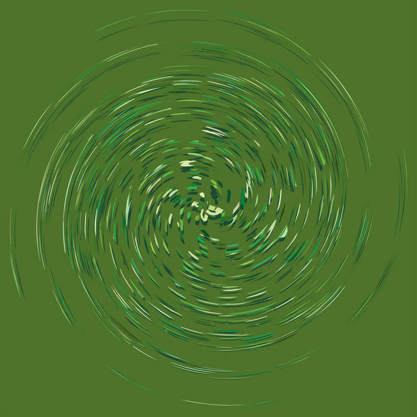 jednobarevné cyklické, cyklické soustředné kroužky. točil se spirálou, vírem, točil se. abstraktní kruhový, radiální tvar smyčky, prvek - Vektor, obrázek