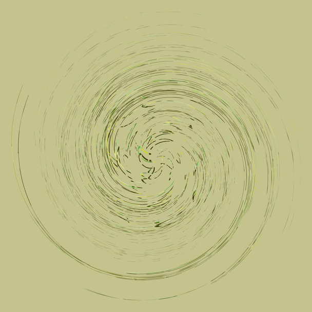 cíclico monocromático, anéis concêntricos de ciclo. espiral giratória, vórtice, turbilhão. abstrato circular, forma de laço radial, elemento
 - Vetor, Imagem