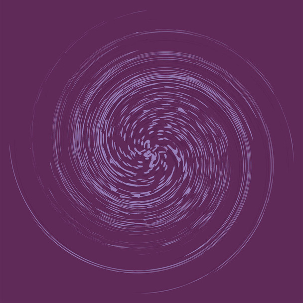 monochrom zyklische, zyklische konzentrische Ringe. Drehspirale, Wirbel, Wirbel. abstrakt kreisförmig, radiale Schleifenform, Element - Vektor, Bild