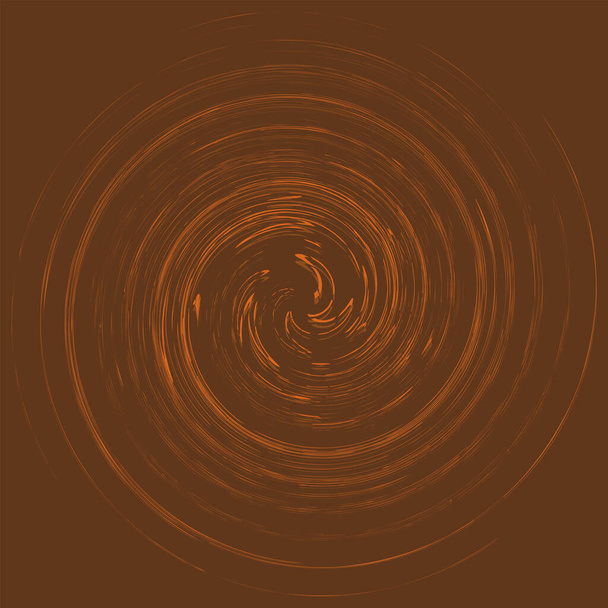 jednobarevné cyklické, cyklické soustředné kroužky. točil se spirálou, vírem, točil se. abstraktní kruhový, radiální tvar smyčky, prvek - Vektor, obrázek