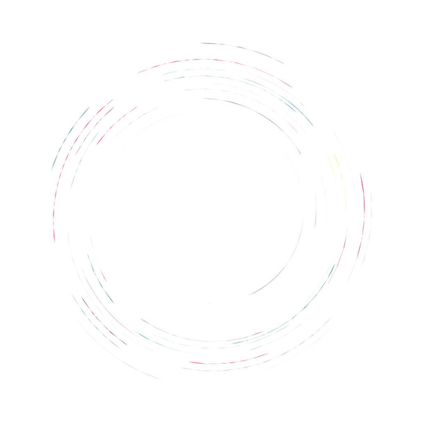 Single moteado, multicolor y colorido espiral, remolino, elemento giratorio. Torcido cíclico, circular y radial, verticilo radiante, forma de voluta
 - Vector, Imagen