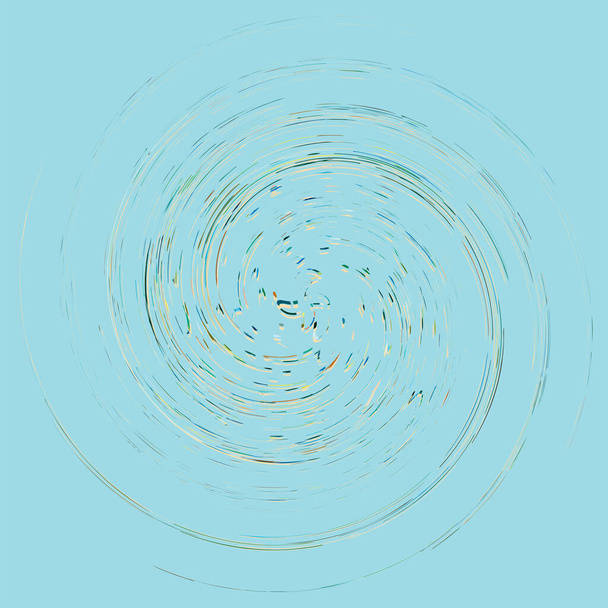 Único manchado, multi-cor e espiral colorido, redemoinho, twirl elemento. Torcido cíclico, circular e radial, irradiando turbilhão, forma de voluta
 - Vetor, Imagem