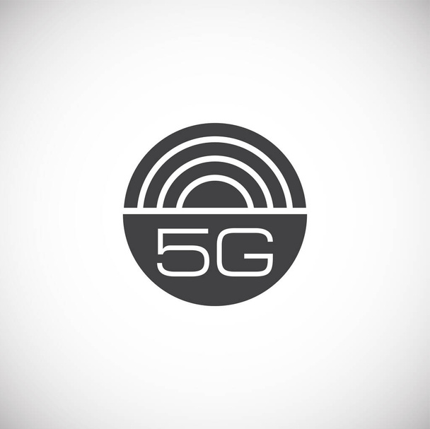 5g související ikona na pozadí pro grafický a webový design. Creative illustration concept symbol pro web nebo mobilní aplikaci. - Vektor, obrázek