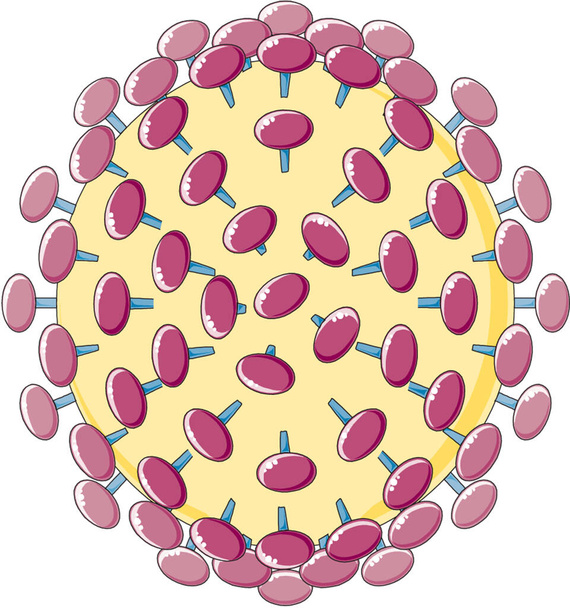Une vue 3D du coronavirus covid-19 illustration pour la description de la propagation mondiale de la pandémie
 - Photo, image
