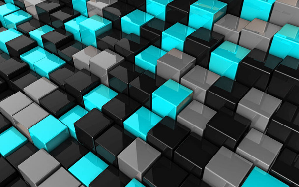  Abstract background with cubes HD - Photo, Image