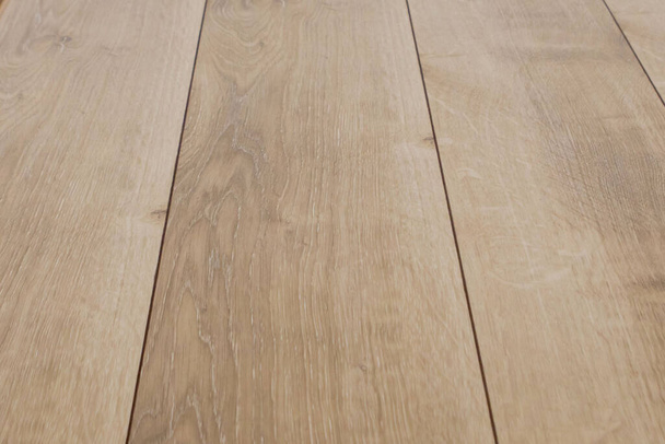 Seamless Oak laminate parquet floor texture background, selective focus - Фото, зображення