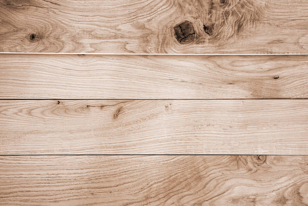 wooden background from oak planks with expressive texture and natural pattern - Photo, image