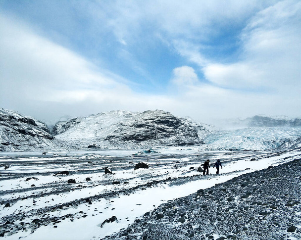 Island a jeden z jeho ledovců - Fotografie, Obrázek