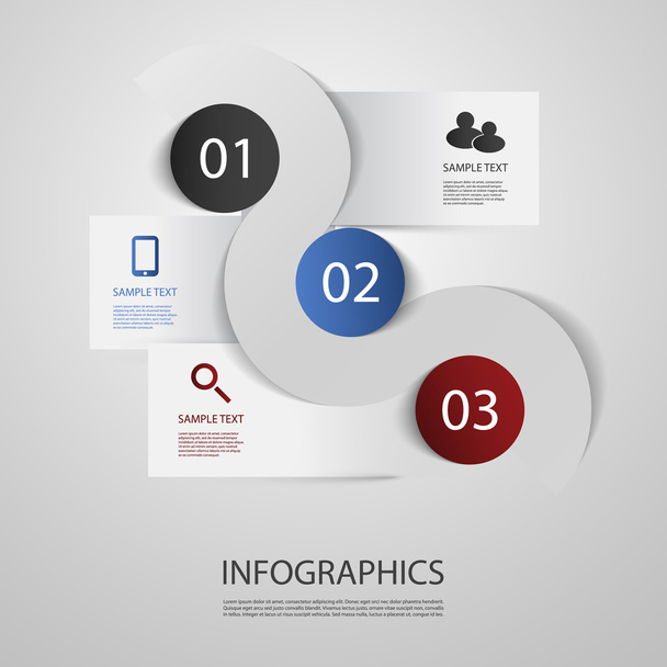 Infographic Design - Vektor, obrázek