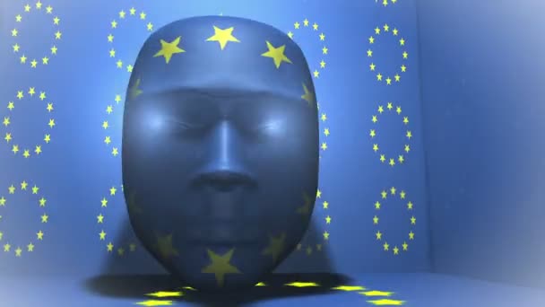 Evropa - hlava - animace - Záběry, video