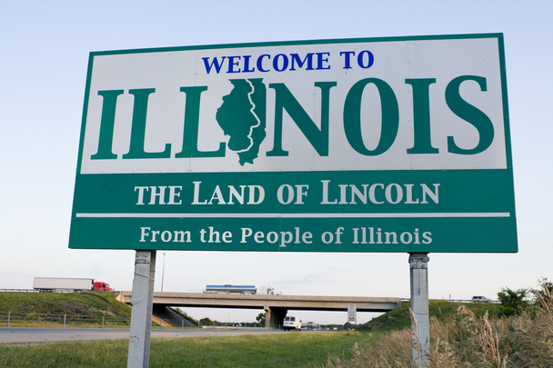 Illinois Bienvenue signe
 - Photo, image