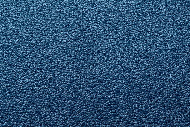 blue leather texture closeup - Photo, Image