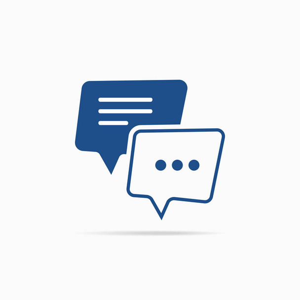 Typing in a chat bubble icon, comment sign symbol - Vector, Image