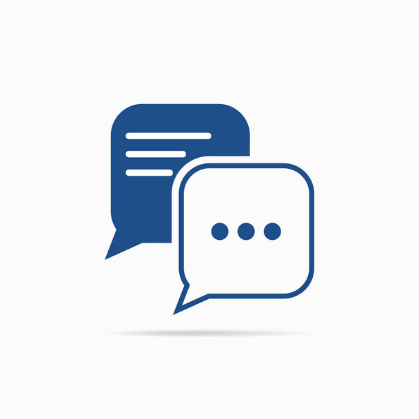 Escribir un icono de burbuja de chat, símbolo de signo de comentario
 - Vector, Imagen