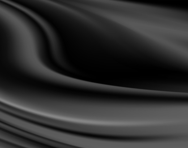 Absztrakt textúra, fekete selyem - Fotó, kép