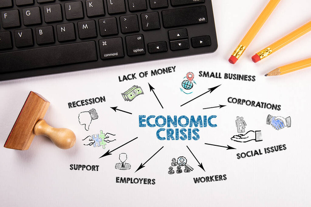 Економічна криза. Рецесія, брак грошей, соціальні проблеми та концепція підтримки
 - Фото, зображення