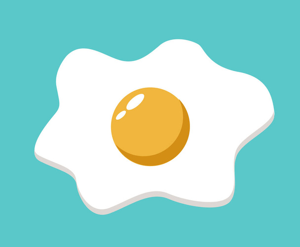 fried egg vector illustration - Vetor, Imagem