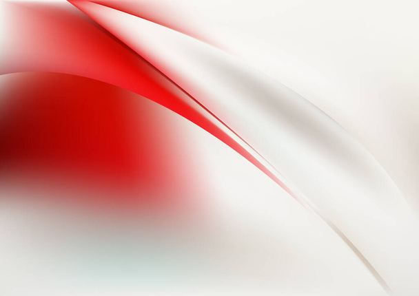 Red Close Up Smooth Background Vector Illustration Design Beautiful elegant Template graphic art image - Vector, Image