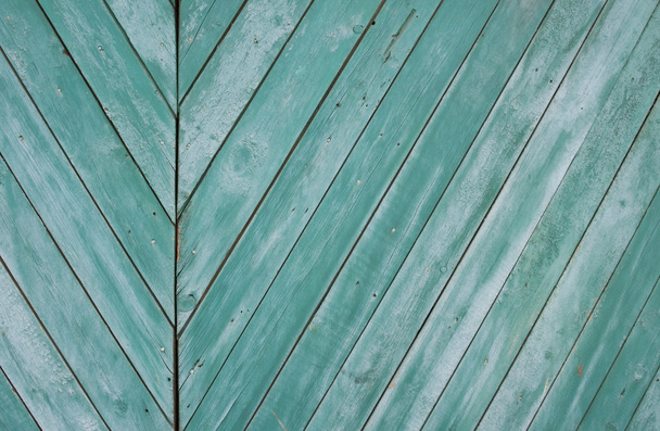 green grunge wood texture with diagonal stripes - Foto, immagini