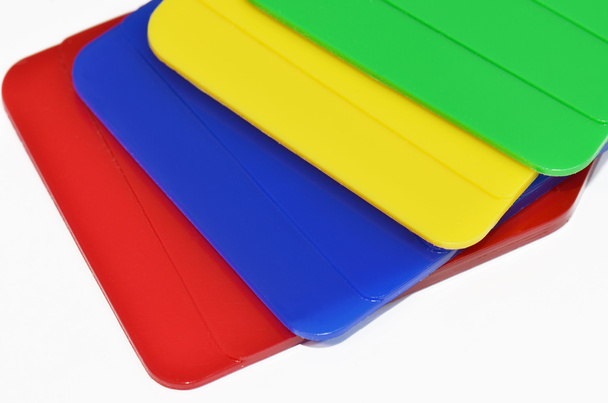 műanyag lemezek színes sampels - Fotó, kép