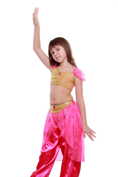 Belly-dancer on Christmas - Photo, image