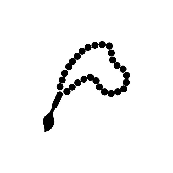 Gebet Perlen Symbol Grafik Design Vorlage Vektor isoliert - Vektor, Bild