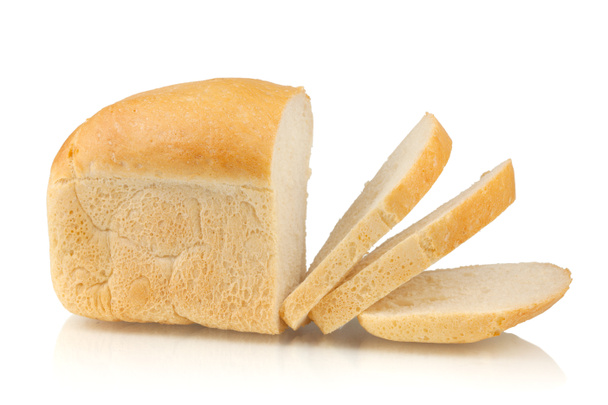 szeletelt fehér kenyér - Fotó, kép