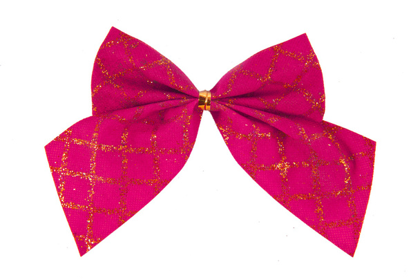 Pink bow isolated - Photo, Image