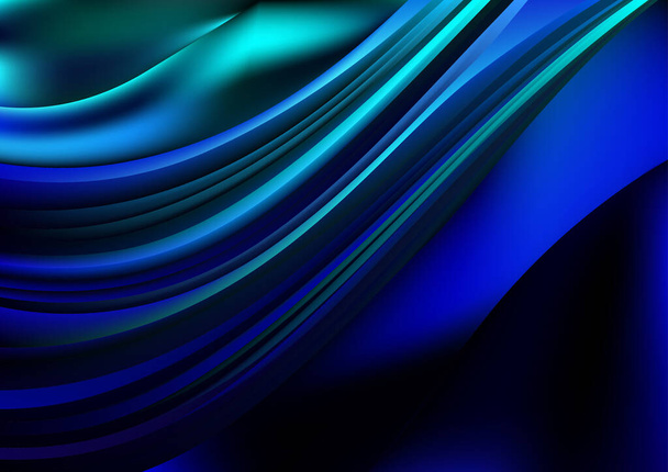 Μπλε φως Δυναμικό φόντο Διάνυσμα Εικονογράφηση Σχεδιασμός Όμορφη κομψή γραφική εικόνα πρότυπο τέχνη - Διάνυσμα, εικόνα