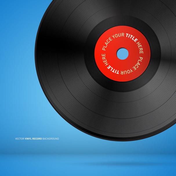 ビニール レコードのディスク - ベクター画像