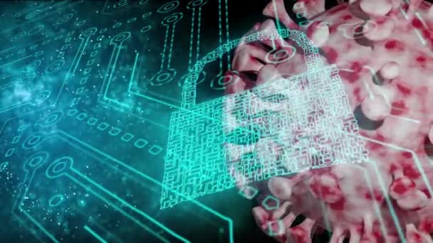 Koronavirová pandemická bezpečnost internetu využívaná hackery - Záběry, video