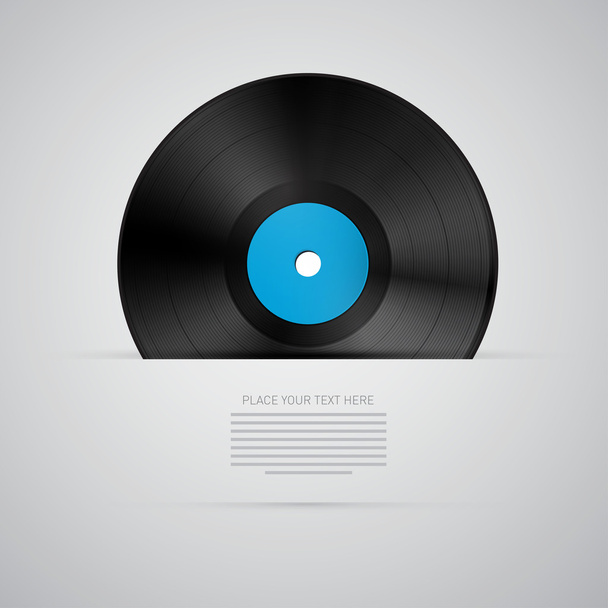 Vinyl Record Disc - Vector, Image