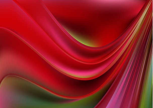 Rood Roze Gladde Achtergrond Vector Illustratie Ontwerp Mooie elegante Template grafische kunst afbeelding - Vector, afbeelding