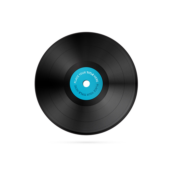 Vinyl Record Disc - ベクター画像