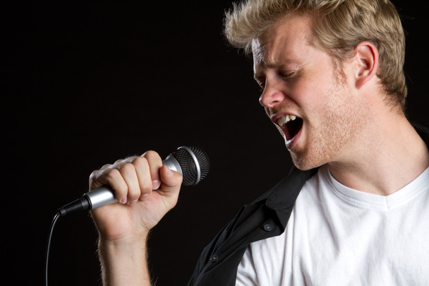 Karaoke Singer Man - Фото, зображення