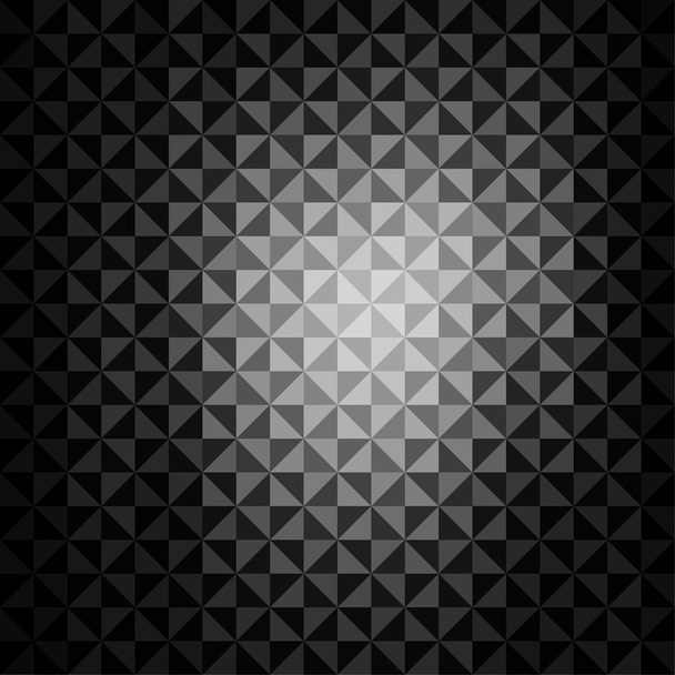 創造的な灰色の黒い三角形のパターンの背景のベクトル - ベクター画像