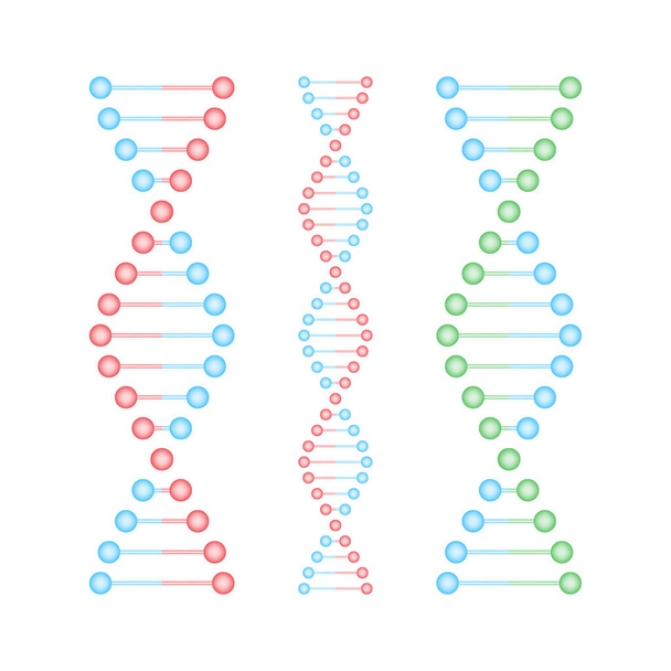 DNA bundel symbool. DNA genetica. Voorraadillustratie van vectoren - Vector, afbeelding