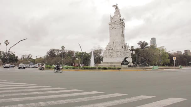 パレルモのスペイン人記念碑(Monumento de los Espoles) -ブエノスアイレス,アルゼンチン. - 映像、動画