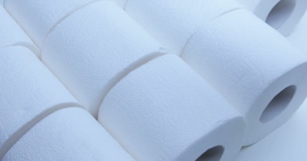 Stack of toilet paper rolls - Filmagem, Vídeo