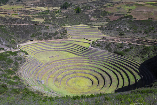 Μια άποψη του Moray Αρχαιολογικού Χώρου, Περού - Φωτογραφία, εικόνα