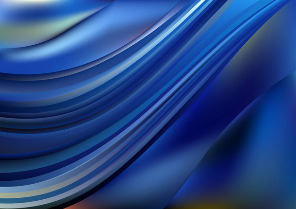 Blue Aqua Smooth Background Διάνυσμα Σχεδιασμός Εικονογράφησης Όμορφο κομψό πρότυπο γραφική εικόνα τέχνης - Διάνυσμα, εικόνα
