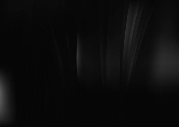 Black Darkness Soft Background Διάνυσμα Σχεδιασμός Εικονογράφησης Όμορφο κομψό πρότυπο γραφική εικόνα τέχνης - Διάνυσμα, εικόνα