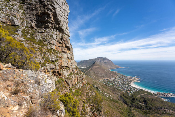 Cape Town 'ın küçük aslanları, Judas Tepesi Yolu 2' den görüldü. - Fotoğraf, Görsel