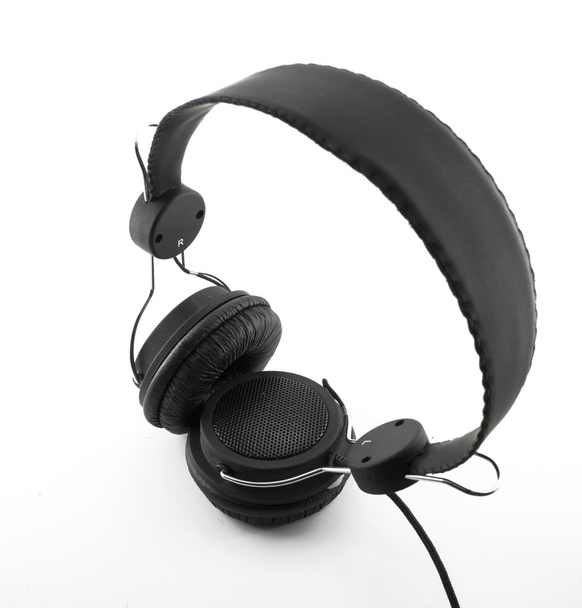 ακουστικά σε λευκό φόντο - Φωτογραφία, εικόνα