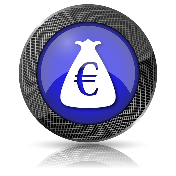 Euro sack icon - Photo, Image