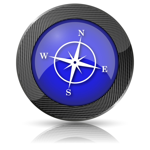Kompas-icoon - Foto, afbeelding