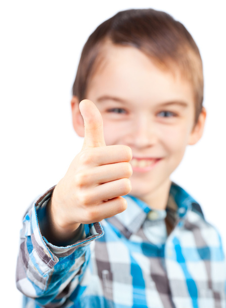 παιδί προβολή αντίχειρα - Φωτογραφία, εικόνα