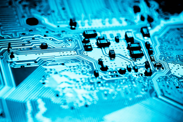 Abstract,close up of Mainboard Electronic background. (logic board,cpu motherboard,circuit,system board,mobo) - Fotó, kép