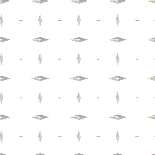 бесшовный рисунок с векторной иллюстрацией геометрических фигур - Вектор,изображение