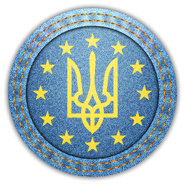Evropa & Ukrajina - Vektor, obrázek